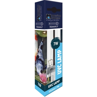 AQUARIUM SYSTEMS UVC Lamp 7W culot G23 ampoule compacte UV-C pour stérilisateur