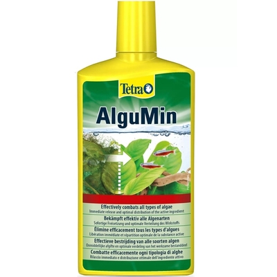 TETRA AlguMin 500 ml élimine en toute simplicité tous les mauvaises algues de l'aquarium d'eau douce