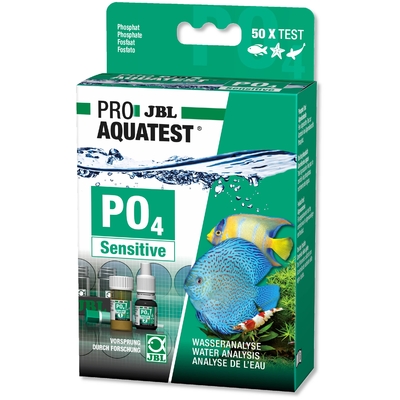 JBL ProAquaTest PO4 Sensitive test Phosphate pour aquarium d'eau douce, eau de mer et bassin