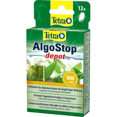 TETRA AlgoStop Depot 12 comprimés anti-algues à libération lente pour aquarium d'eau douce