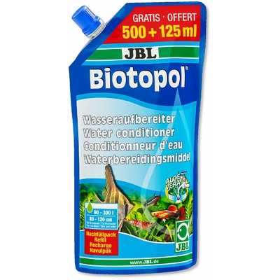 JBL Biotopol Recharge 500ml + 125ml GRATUIT conditionne l'eau de votre aquarium d'eau douce