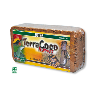 JBL TerraCoco Humus 600 gr substrat d'humus de noix de coco, compressé par déshydratation