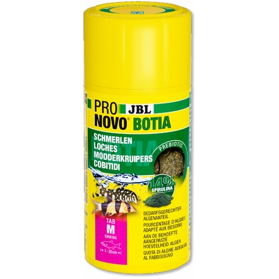 JBL ProNovo Botia Tab M 100 ml nourriture en comprimés pour tous les poissons loches de 1 à 20 cm