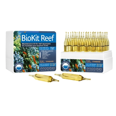 PRODIBIO BioKit Reef 30 ampoules mélange de tous les produits d'entretien nécessaires à l'aquarium récifal