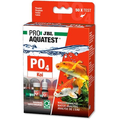 JBL ProAquaTest PO4 Koi permet de mesurer la teneur en phosphate dans l'eau des bassins