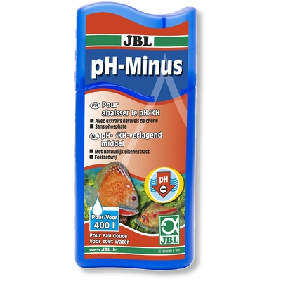 JBL pH-Minus 100 ml réduit le pH et le KH de manière fiable en eau douce