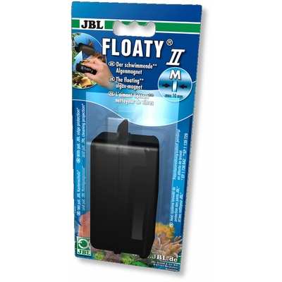 JBL Floaty II M aimant de nettoyage flottant spécial pour les vitres en verre jusqu'à 10 mm