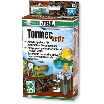 JBL Tormec Activ 1L bâtonnets de tourbe pour une eau tropicale naturellement ambrée et acide