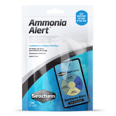 SEACHEM Ammonia Alert test permanent de l'ammoniaque pour aquarium d'eau douce et d'eau de mer