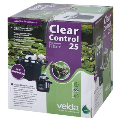 velda-clear-control-25-avec-sterilisateur-uv-c-9w-integre-filtre-a-pression-pour-bassin-jusqu-a-10000-l