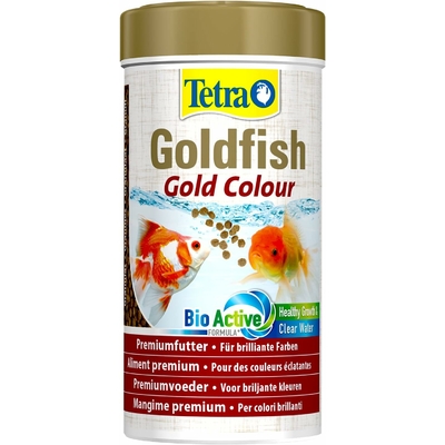 TETRA GoldFish Gold Colour 250 ml aliment complet en granulés pour réhausser les couleurs des poissons rouge et voiles