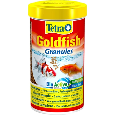 TETRA GoldFish Granules 500 ml aliment complet en granulés flottants pour tous les poissons rouges et d'eau froide