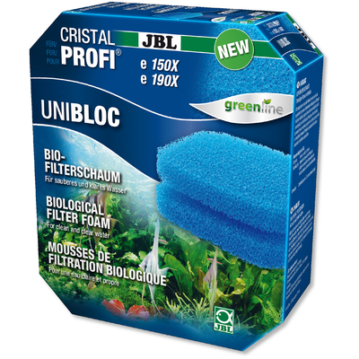 JBL UniBloc mousse de filtration pour filtres CristalProfi e1500, e1501, e1901, e1502, e1902
