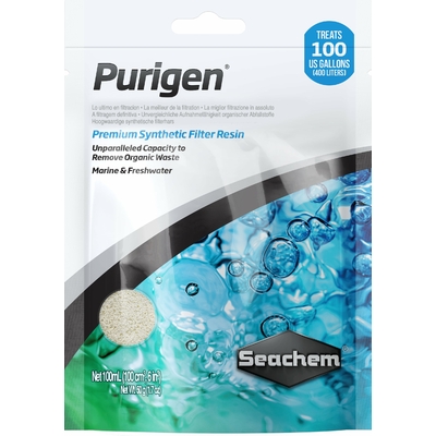 SEACHEM Purigen 100 ml masse de filtration synthétique absorbant les mauvaises substances dans l'eau de l'aquarium