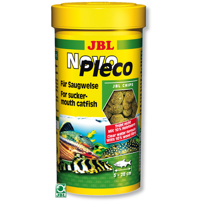 JBL NovoPlecoChips 1 L chips d'algues à base de fibre de bois destinées aux Loricaridés