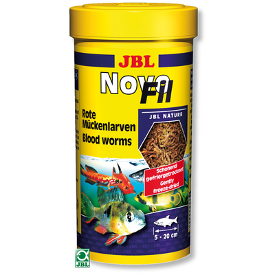 JBL NovoFil 100 ml larves rouges de moustiques, lyophilisées sous vide