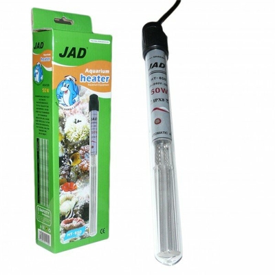 JAD HT-8200 Chauffage 200w avec thermostat automatique intégré pour aquarium de 200 à 250 litres.