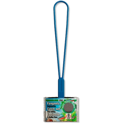 JBL Épuisette Prémium 8 cm à maille Fine et filet noir pour aquarium