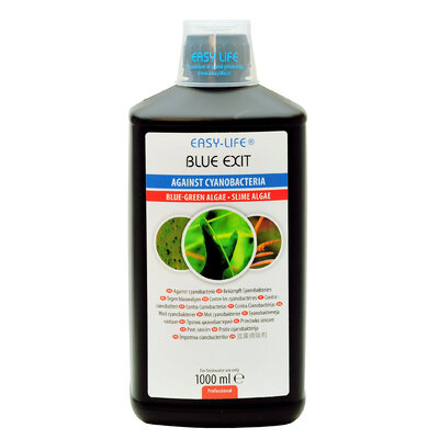 EASY-LIFE Blue Exit 1 L élimine les algues bleues ou Cyanobactéries en aquariums d'eau douce jusqu'à 1600 L