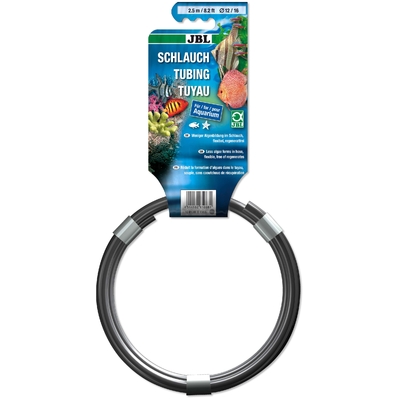 JBL Tuyau souple anti-algues gris-transparent 12/16 mm 2,50 m pour aquarium