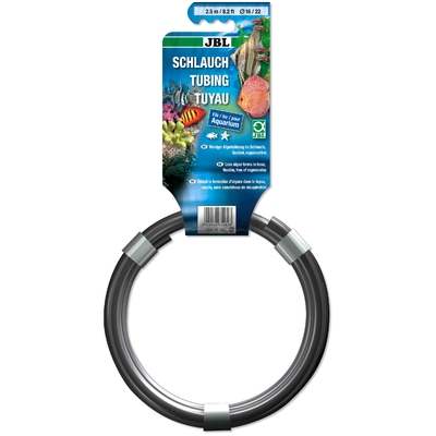 JBL Tuyau souple anti-algues gris-transparent 16/22 mm 2,50 m pour aquarium