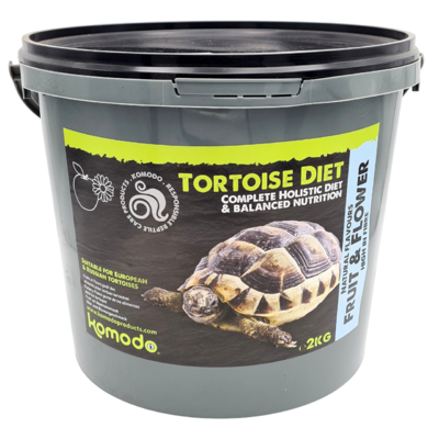 KOMODO Tortoise Fruit & Flower 2 Kg nourriture à base de fruits et de fleurs pour tortues de terre