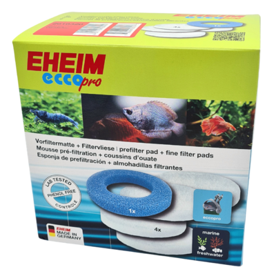 EHEIM Lot de mousse filtrante 1 bleu + 4 blanches pour filtre Ecco pro 2032, 2034, 2036