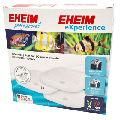 EHEIM Lot de 3 coussins d'ouate pour filtre Eheim 2124, 2222, 2224, 2322, 2324, 2422, 2424
