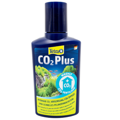 TETRA CO2 Plus 250 ml apport de CO2 sous forme liquide pour aquarium d'eau douce planté
