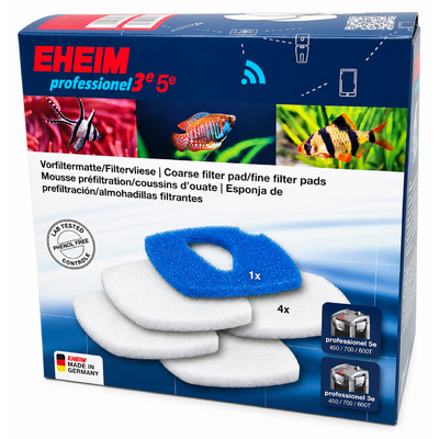 EHEIM Set de mousse et ouates pour filtre professionel 4 2277, 2375 et 3e / 5e 2076, 2078 et 2178