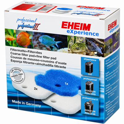 EHEIM Set de mousse et ouates pour filtre Professionel 2 2026, 2126, 2028, 2128, 2226, 2228 et eXpérience 2426