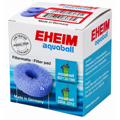 EHEIM Cartouches de mousse bleu pour filtre AquaBall et BioPower