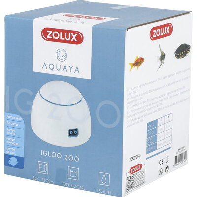 zolux-aquaya-igloo-200-blanc-pompe-a-air-120-l-h-pour-aquarium-de-100-a-200-l