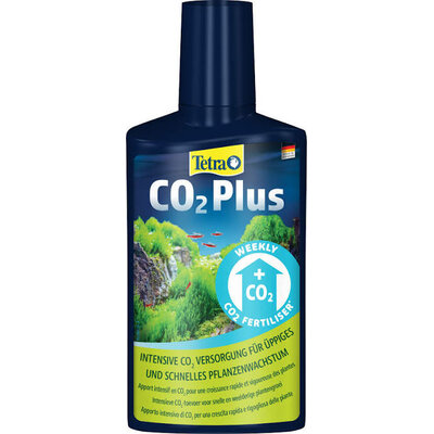 TETRA CO2 Plus 250 ml apport de CO2 sous forme liquide pour aquarium d'eau douce planté