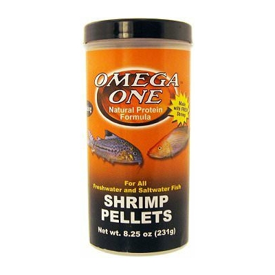 OMEGA ONE Shrimp Pellets 126 gr. nourriture en granulées à base de crevette pour poissons d'eau douce et d'eau de mer