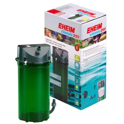 EHEIM Classic 2213 filtre externe pour aquarium entre 80 et 250L avec doubles robinets, mousses et masses de filtration Biologique