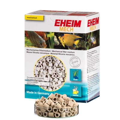 EHEIM Mech 2L réduit la quantité de matières en suspension dans le filtre