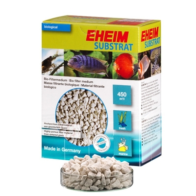 EHEIM Substrat 2L matériau de filtration biologique poreux en verre fritté