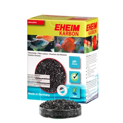 EHEIM Karbon 1L charbon actif pour l'élimination des substances nocives dissoutes et les résidus médicamenteux