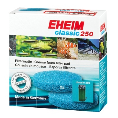 EHEIM  2 coussins de mousse bleu filtrante pour filtre Classic 2213