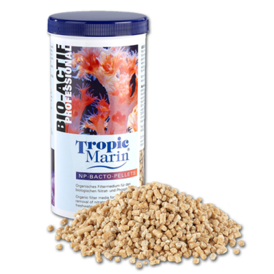 TROPIC MARIN NP-Bacto-Pellets 500ml biopellets haute qualité pour l'élimination des nitrates et phosphates en aquarium récifal