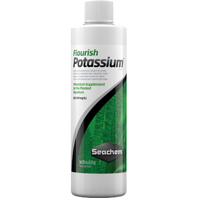 SEACHEM Flourish Potassium 250 ml maintien une bonne croissance des plantes aquatiques