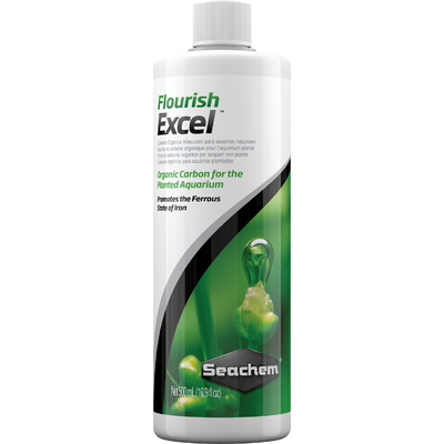 SEACHEM Flourish Excel 500ml source de carbone organique biodisponible pour plantes d'aquarium