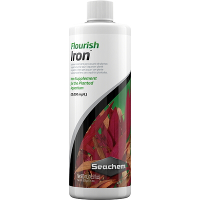 SEACHEM Flourish Iron 500ml source de Fer concentré pour plantes d'aquarium