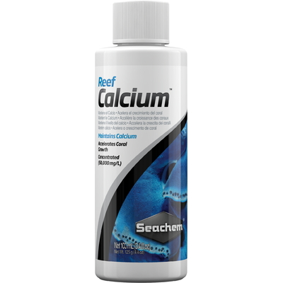 SEACHEM Reef Calcium 100ml maintient le Calcium en aquarium sans modifier le pH