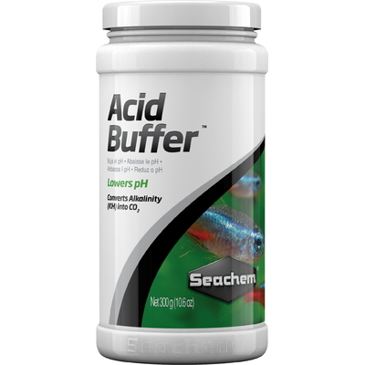 SEACHEM Acid Buffer 300 gr. solution tampon pour abaisser ou stabiliser le pH entre 4.0 et 6.8
