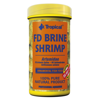 TROPICAL FD Brine Shrimp 100ml Artemia salina lyophilisé pour poissons omnivores et carnivores