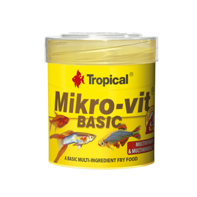 TROPICAL Mikrovit Basic 50ml nourriture de base pour alevins