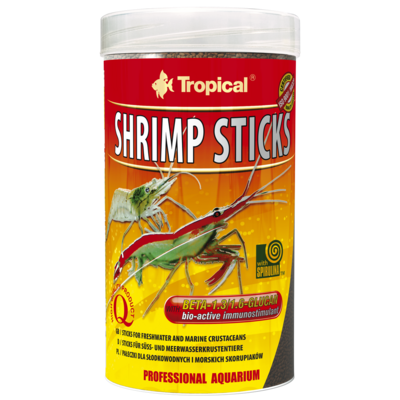 TROPICAL Shrimp Sticks 100ml bâtonnets pour crustacés d'eau douce et d'eau de mer