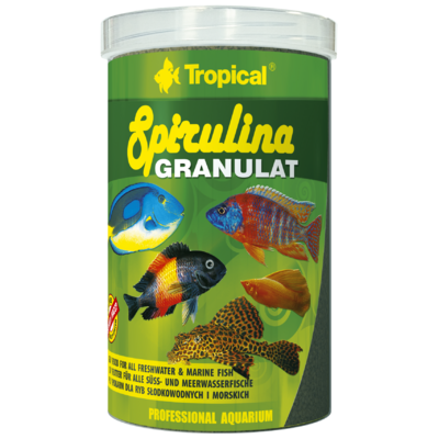 TROPICAL Spirulina Granulat 250ml nourriture en granulée végétale avec algues spirulina